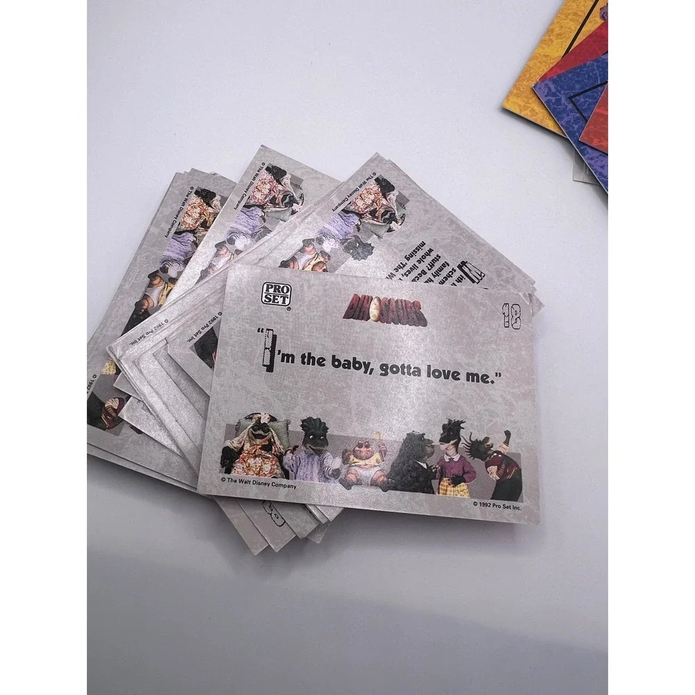 Dinosaurs 1992 Pro Set Trading Cards Incomplete Set 61 Cards 1990s Kids TV Shows